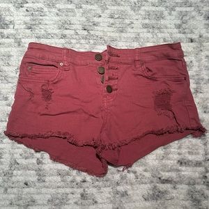 Billabong Red Shorts
